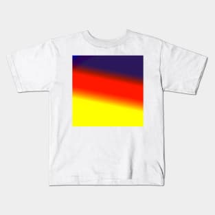 red blue green yellow texture design Kids T-Shirt